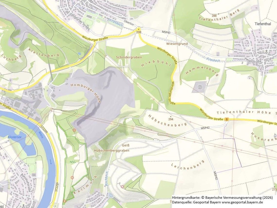 Hintergrundkarte: © Bayerische Vermessungsverwaltung (2026) Datenquelle: Geoportal Bayern www.geoportal.bayern.de