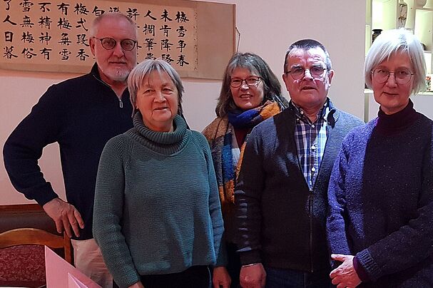 Die neue Vorstandschaft der OG Marktheidenfeld: Kreisvorsitzender Erwin Scheiner, Ulrike Münz, Conni Schlosser, Joachim Hörnig, Doris Appel (von links), Foto Marit Pohl