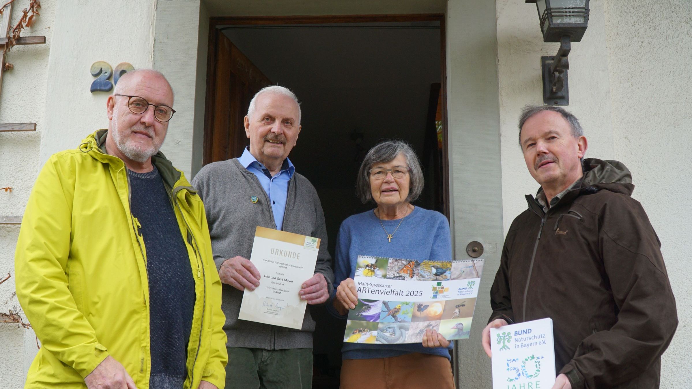 Erneut Verbandsehrung in Gold - BUND Naturschutz Main-Spessart