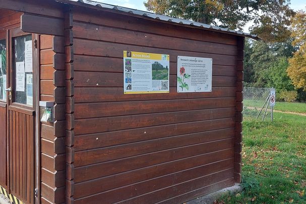 Actionbound Infotafel an den Lebendigen Gärten, Foto Conni Schlosser