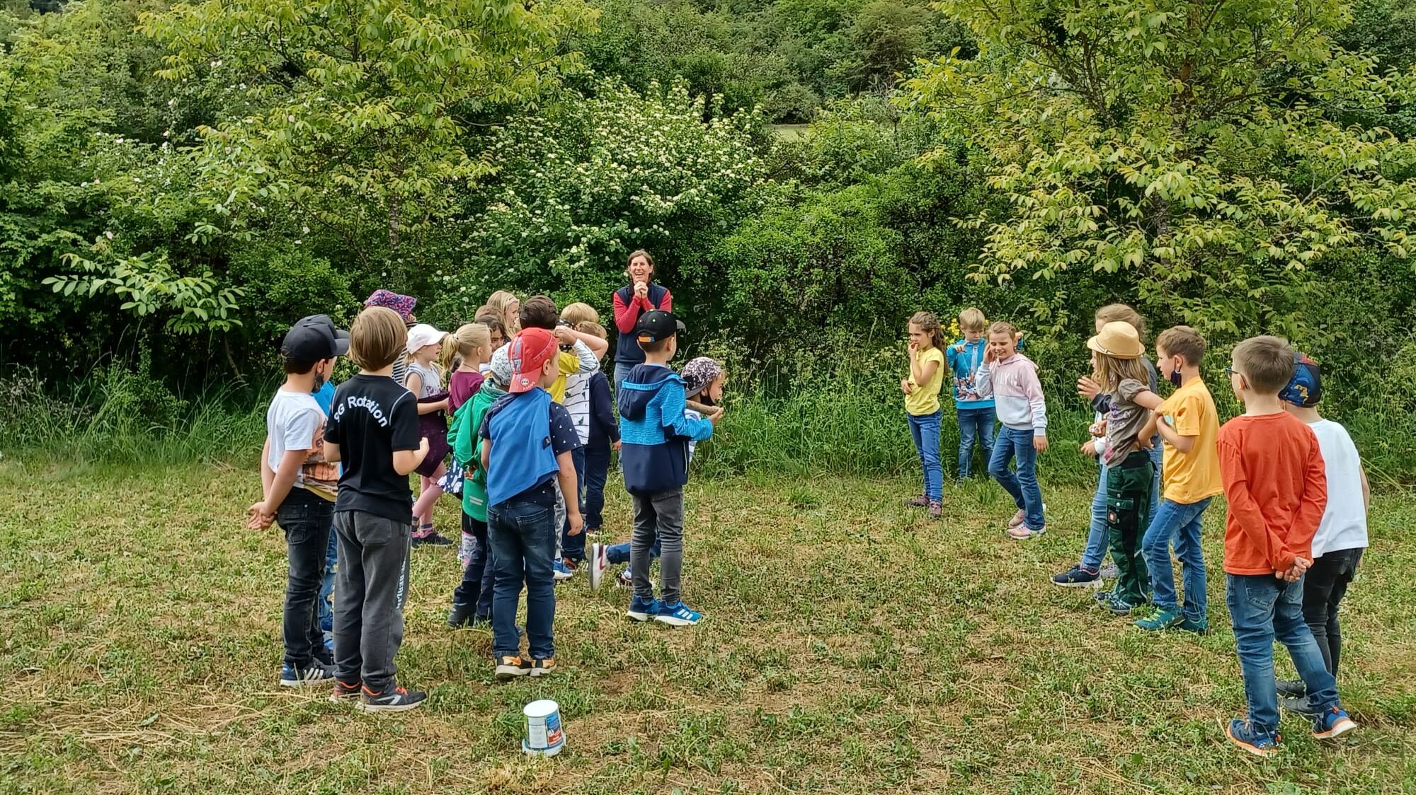 Umweltbildung mit der Grundschule Karlstadt, Foto Barbara Weißhaar