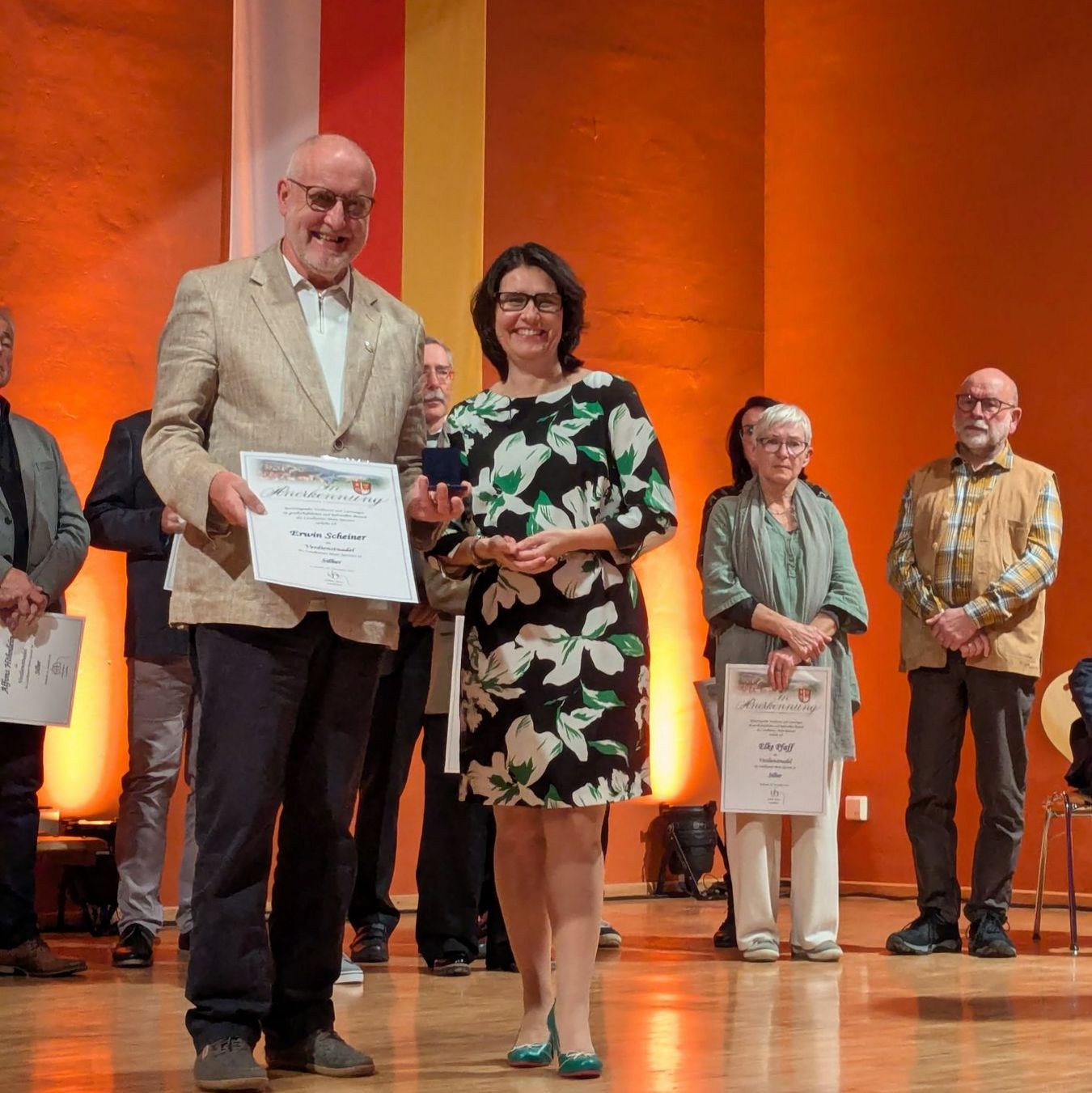 Ehrung für Erwin Scheiner - BUND Naturschutz Main-Spessart