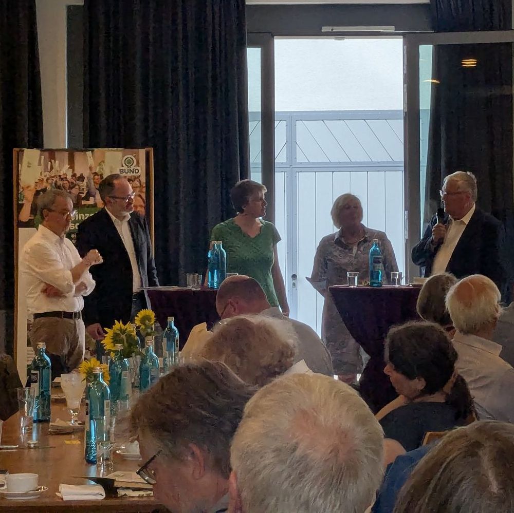 Talkrunde mit Olaf Bandt, Prof. Weiger u.a. Foto Conni Schlosser