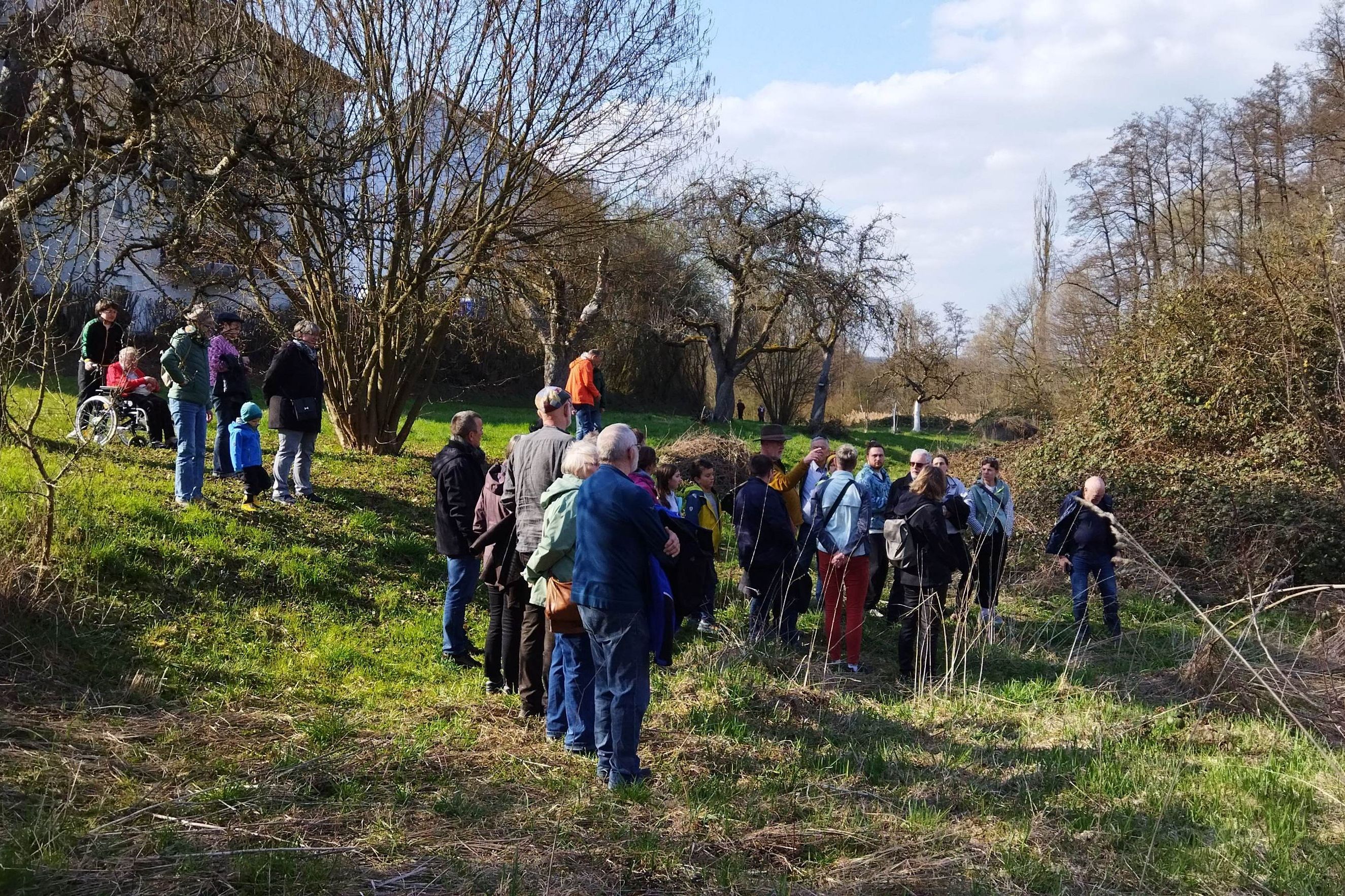 Biberexkursion am Erlenbach, Foto Christina Schlembach