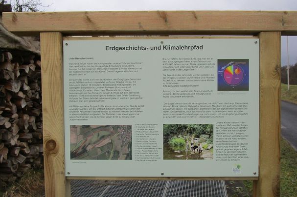 Der neue Erdgeschichts- und Klimalehrpfad in Schaippach, Foto Hartmut Haas-Hyronimus 