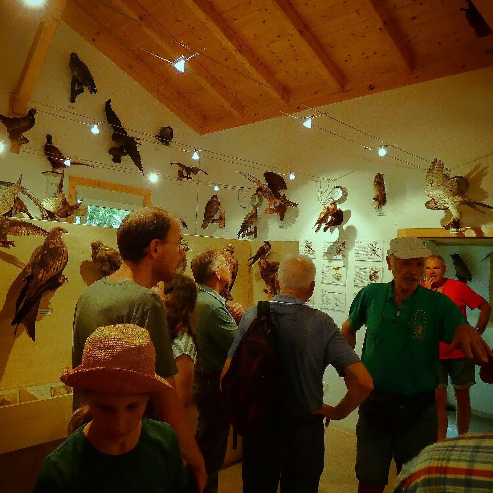 Sommerfest, bei der Führung Vogelschützer; Foto Michael Pfister