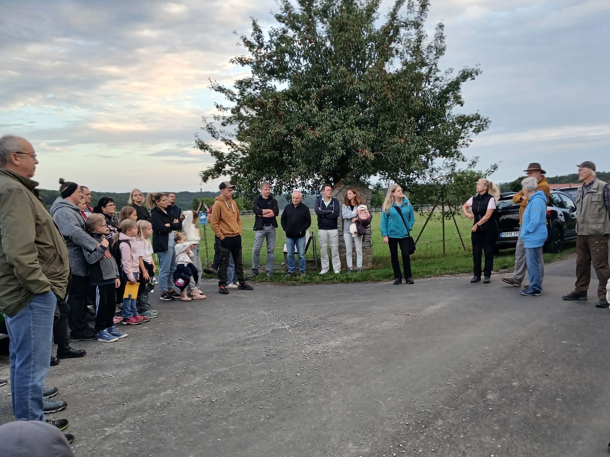 Fledermausspaziergang in Heßlar, Foto Katharina Vautrin-Hofmann