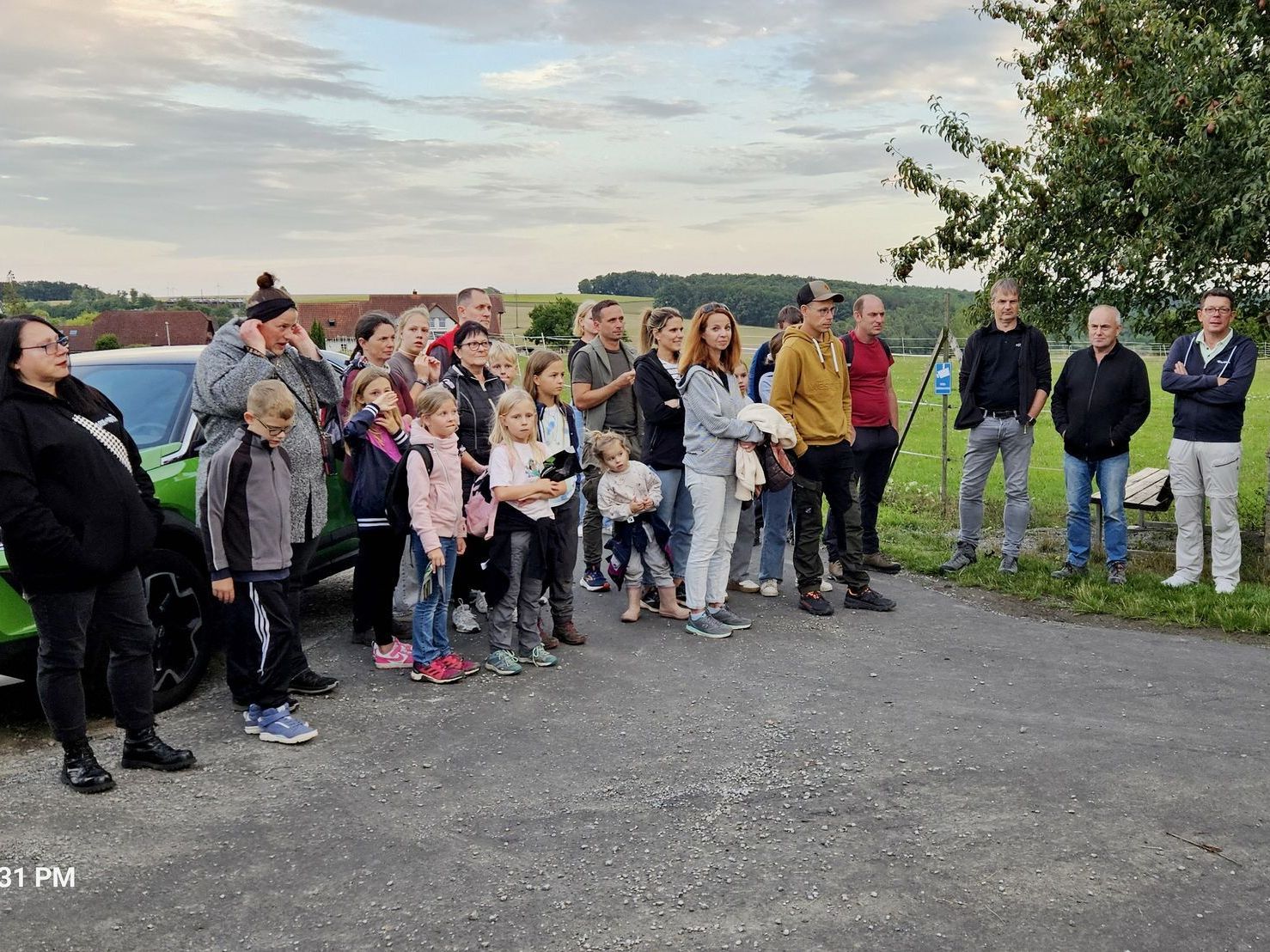 Fledermausspaziergang in Heßlar, Foto Alfred Dill