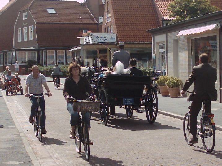 autofreier Verkehr auf Juist