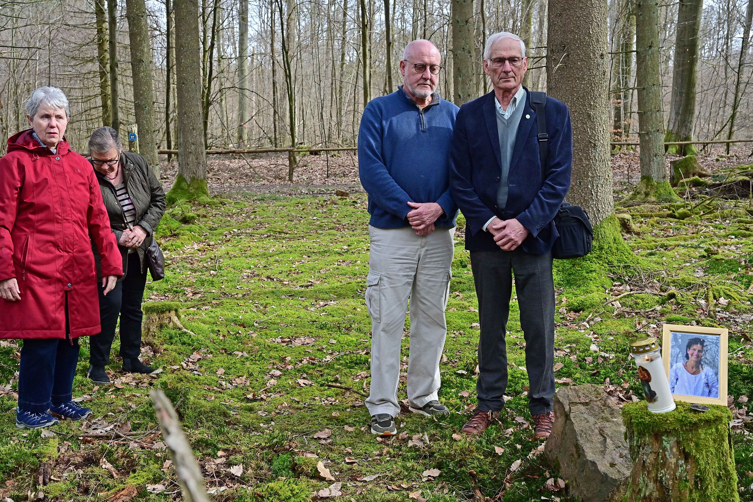 Abschied von Heike Metzger im Ruheforst, Foto BN